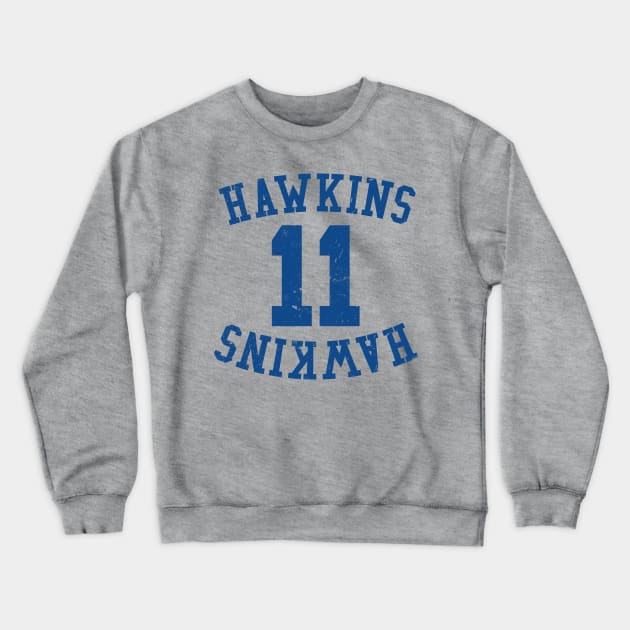 Hawkins 11 Crewneck Sweatshirt by MindsparkCreative